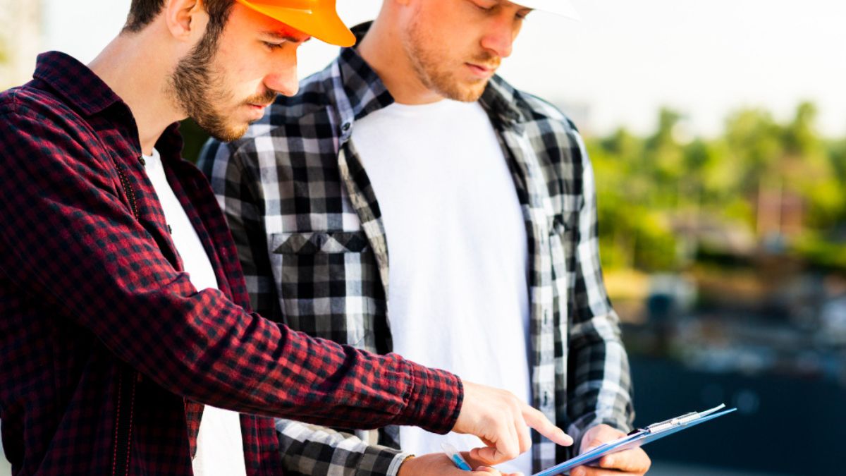 HVAC contractor reviews a utility bill