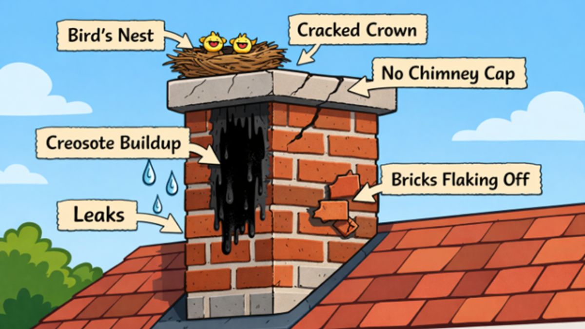 Common Chimney Repair Issues Homeowners Face